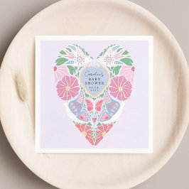 Baby in bloom garden baby shower Paper Napkins スタンダードカクテルナプキン