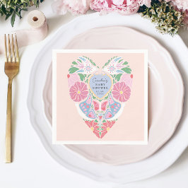 Baby in bloom garden baby shower Paper Napkins スタンダードカクテルナプキン