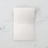 Baby in Bloom Rustic Baby Shower Thank You Card サンキューカード (内部)