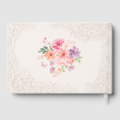 Baby in Bloom Sweet Floral Baby Shower ゲストブック (裏面)