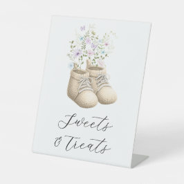 Baby in Bloom Sweets & Treats ベビーシャワーサイン 台座サイン