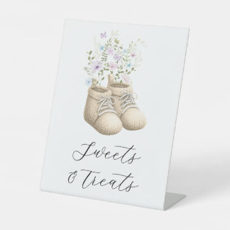 Baby in Bloom Sweets & Treats ベビーシャワーサイン 台座サイン