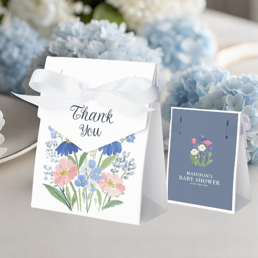 Baby in Bloom Thank You Wildflower Meadow Shower フェイバーボックス