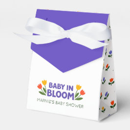 Baby in Bloom! Tulip Floral Garden Baby Shower フェイバーボックス