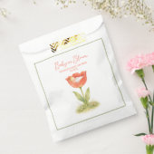 Baby in Bloom Whimsical Garden Boho Baby Shower フェイバーバッグ (封をした状態)