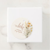 Baby in Bloom Wildflower Baby Shower フェイバータグ (インサイチュ)