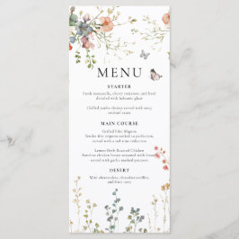 Baby in Bloom Wildflower Baby Shower メニュー