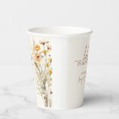 Baby in Bloom Wildflower Baby Shower 紙コップ (右)