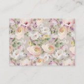 Baby in Bloom Wildflower Baby Shower Book Request エンクロージャーカード (裏面)