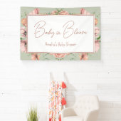 Baby in Bloom Wildflower Baby Shower Photo Wall 横断幕 (インサイチュ)
