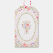 Baby in Bloom Wildflower Baby Shower Thank You ギフトタグ (裏面)