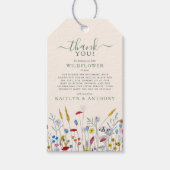 Baby in Bloom Wildflower Meadow Baby Shower ギフトタグ (正面)