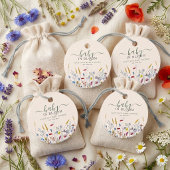 Baby in Bloom Wildflower Meadow Baby Shower フェイバータグ