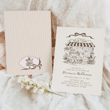 Baby in brewing Bebe Cafe Coffee Baby Shower