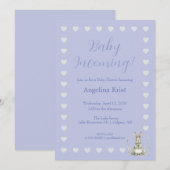 Baby Incoming Baby Shower Invitation 招待状 (正面/裏面)