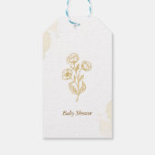 Baby Invitation - Cute Stamp ギフトタグ (裏面)