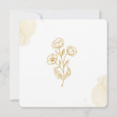 Baby Invitation - Cute Stamp サンキューカード (裏面)