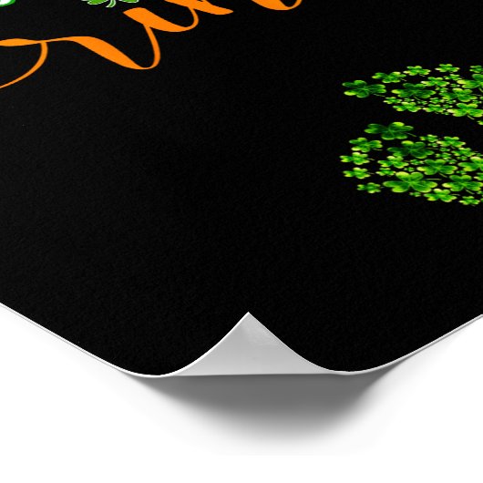 Baby Irish I Could Drink Pregnancy St Patrick's Da ポスター (角)