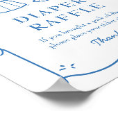 Baby is Brewing Baby Shower Diaper Raffle Game ポスター (角)