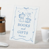 Baby Is Brewing Books and Gifts Sign 台座サイン (インサイチュ)