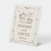 Baby Is Brewing Books and Gifts Sign 台座サイン (正面)