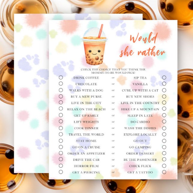 Baby is brewing bubble tea Would she rather (クリエイターアップロード済み)