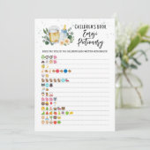 Baby Is Brewing Children's Book Emoji Pictionary 招待状 (スタンド正面)