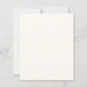 Baby is Brewing coffee Baby Shower invitation (裏面)