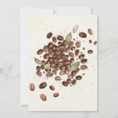 Baby is Brewing! Coffee Bean Baby Shower 招待状 (裏面)