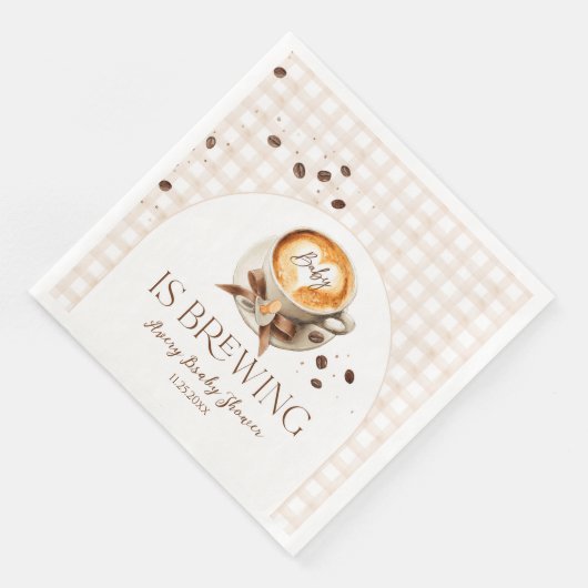 Baby is Brewing Coffee Bean Theme Baby Shower (コーナー)