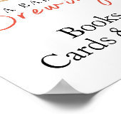 Baby is brewing coffee Cards and gifts baby shower ポスター (角)