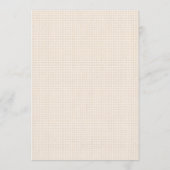 Baby is Brewing Coffee Clothesline Baby Shower 招待状 (裏面)