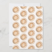 Baby Is Brewing Coffee Gender Neutral Baby Shower 招待状 (裏面)