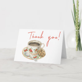 Baby is Brewing Coffee Thank you サンキューカード