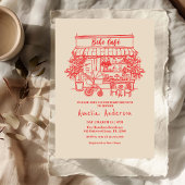  baby is brewing Home cafe themed BABY Shower 招待状