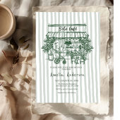  baby is brewing Home cafe themed BABY Shower 招待状