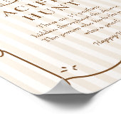 Baby is Brewing Pacifier Sign ポスター (角)