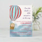 Baby is on the Way Baby Shower Invitation 招待状 (スタンド正面)