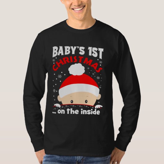 Baby It s Christmas On The Inside Cute Christmas B Tシャツ (正面)