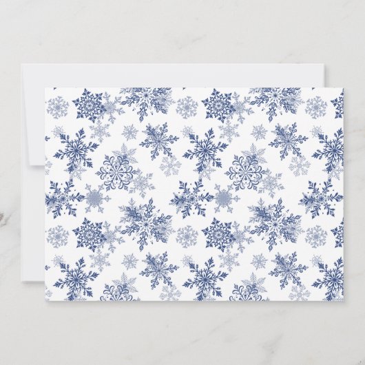 Baby It’s Cold Outside Baby Shower 招待状 (裏面)