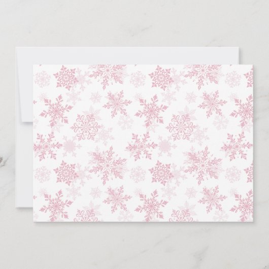 Baby It’s Cold Outside Baby Shower 招待状 (裏面)