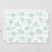 Baby It’s Cold Outside Baby Shower 招待状 (裏面)