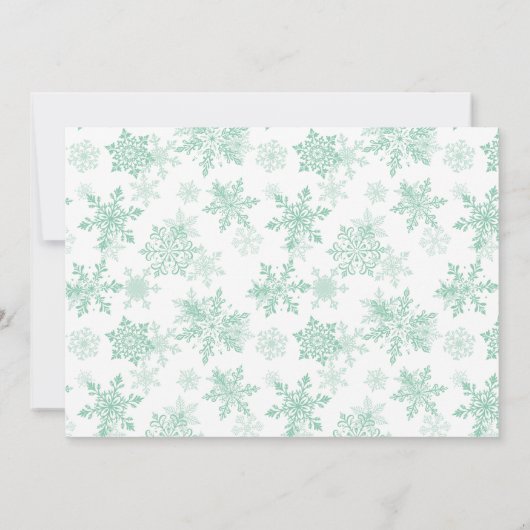 Baby It’s Cold Outside Baby Shower 招待状 (裏面)