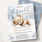 Baby It’s Cold Outside Baby Shower Invitation  招待状