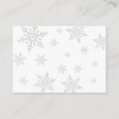 Baby It’s Cold Outside Blue Bow Books for Baby エンクロージャーカード (裏面)