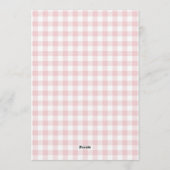 Baby It’s Cold Outside Winter Baby Shower Party 招待状 (裏面)