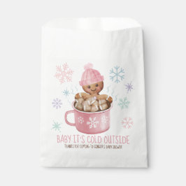 Baby It's Cold Cookie & Cocoa Girl ベビーシャワー フェイバーバッグ