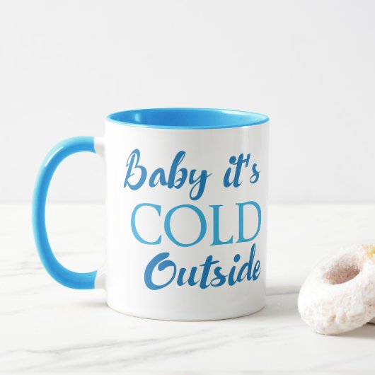 Baby It's Cold Outside コーヒーマグ マグカップ (ドーナツ)