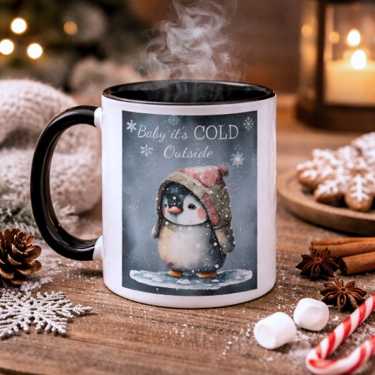 Baby It's Cold Outside ペンギン マグカップ