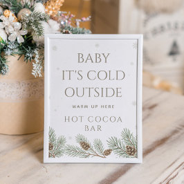 Baby It's Cold Outside ホットココアバー ポスター